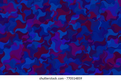 Dark Orange vector abstract cambered background. Creative illustration in halftone arched style with gradient. The pattern of blurred lines for your business design.