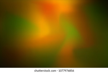 Dark Orange vector abstract cover. Glitter abstract illustration with an elegant design. The elegant pattern can be used as part of a brand book.