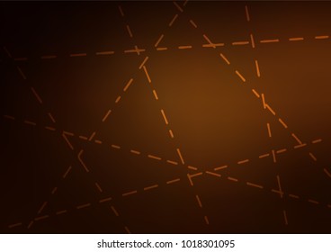 Dark Orange vector abstract doodle background. Ethnic elegant natural pattern with gradient. The pattern can be used for wallpapers and coloring books.