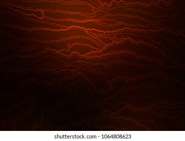 Dark Orange vector abstract doodle texture. Geometric doodle illustration in Origami style with gradient. The best blurred design for your business.