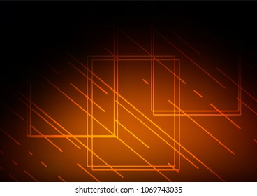 Dark Orange vector abstract doodle texture. Decorative shining illustration with doodles on abstract template. The completely new template can be used for your brand book.