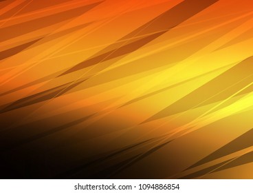 Dark Orange vector abstract doodle template. Brand new colored illustration in blurry style with doodles. Brand new design for your business.