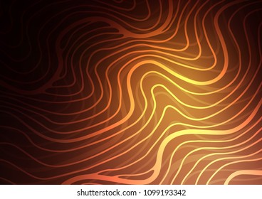 Dark Orange vector abstract doodle texture. Creative illustration in blurred style with doodles and Zen tangles. The pattern can be used for coloring books and pages for kids.