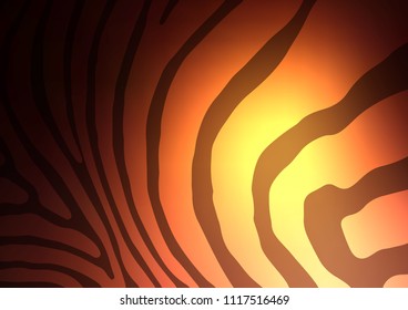 Dark Orange vector abstract doodle pattern. Shining colored illustration with doodles in Zen tangle style. The template can be used as a background for cell phones.