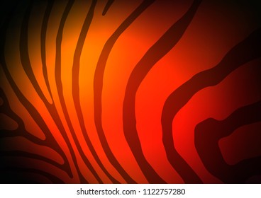 Dark Orange vector abstract doodle texture. Doodles on blurred abstract background with gradient. The textured pattern can be used for website.