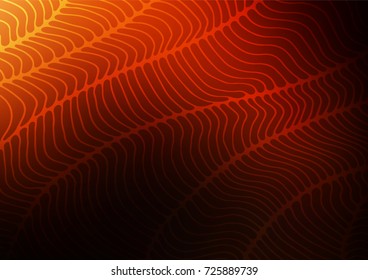 Dark Orange vector abstract doodle texture. A completely new color illustration in doodle style. The pattern can be used for coloring books and pages for kids.