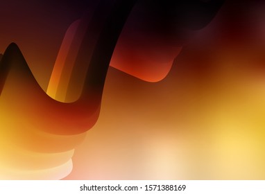 Dark Orange vector abstract layout. Glitter abstract illustration with gradient design. Smart design for your work.
