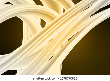 Dark Orange vector abstract layout. Creative illustration in halftone style with gradient. New style for your business design.