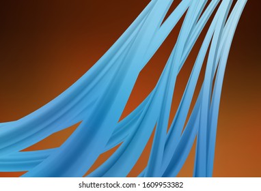 Dark Orange vector abstract layout. Abstract colorful illustration with gradient. Background for a cell phone.