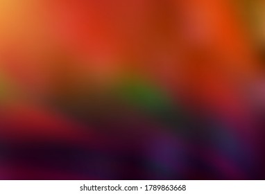 Dark Orange vector abstract layout. A completely new colored illustration in blur style. Smart design for your work.