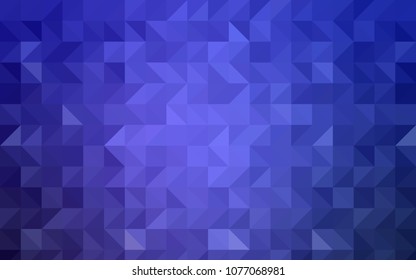 Dark Orange vector abstract mosaic background. Creative illustration in halftone style with gradient. Brand-new design for your business.