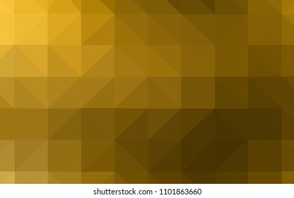 Dark Orange vector abstract mosaic pattern. Geometric illustration in Origami style with gradient.  Template for cell phone's backgrounds.
