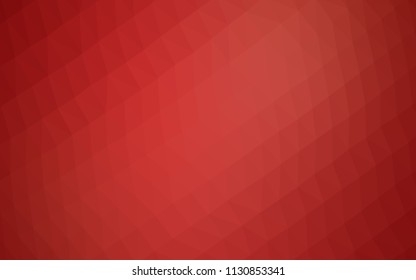 Dark Orange vector abstract mosaic pattern. Modern geometrical abstract illustration with gradient. The template can be used as a background for cell phones.