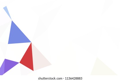 Dark Orange vector abstract mosaic background. Elegant bright polygonal illustration with gradient. New template for your brand book.