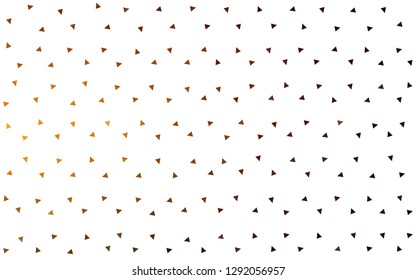 Dark Orange vector  abstract mosaic background. Creative illustration in halftone style with triangles. Template for cell phone's backgrounds.