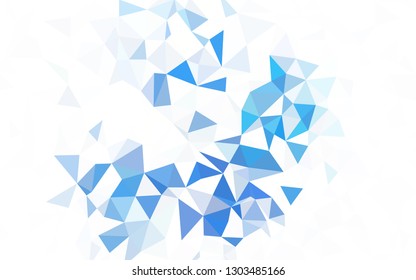 Dark Orange vector abstract mosaic backdrop. Colorful illustration in polygonal style with gradient. A completely new design for your leaflet.