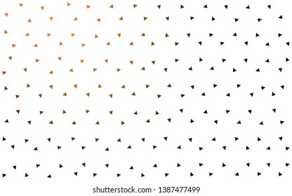 Dark Orange vector  abstract mosaic background. A completely new color illustration in a polygonal style. Brand new design for your business.