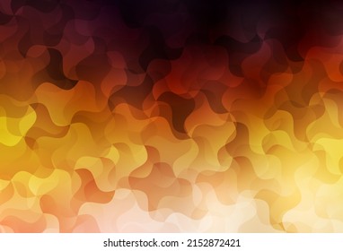 Fondo de mosaico abstracto vector oscuro naranja. Ilustración abstracta poligonal con gradiente. Nuevo estilo para su diseño de negocio.