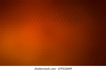 Dark Orange vector abstract mosaic pattern. Brand-new colored illustration in blurry style with gradient. The elegant pattern can be used as part of a brand book.