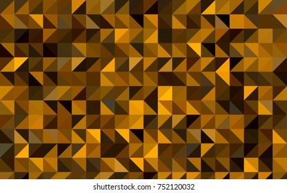 Dark Orange vector abstract mosaic pattern. A completely new color illustration in a vague style. The textured pattern can be used for background.