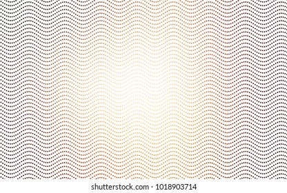Dark Orange vector abstract pattern with circles. Geometry template for your business design. Background with colored spheres.