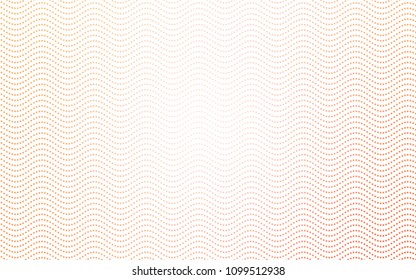 Dark Orange vector abstract pattern with circles. Geometry template for your business design. Background with colored spheres.