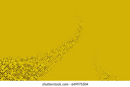 Dark Orange vector abstract pattern with circles. Geometry template for your business design. Background with colored spheres.