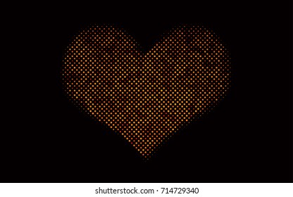Dark Orange vector abstract pattern with circles. Geometry template for your business design. Background with colored spheres.