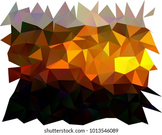 Dark Orange vector abstract polygonal pattern. Colorful illustration in abstract style with gradient. The elegant pattern can be used as part of a brand book.