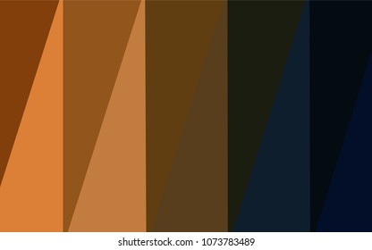 Dark Orange vector abstract polygonal pattern. A completely new color illustration in a  polygonal style. The polygonal design can be used for your web site.