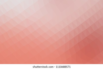 Dark Orange vector abstract polygonal template. Modern geometrical abstract illustration with gradient. The template can be used as a background for cell phones.