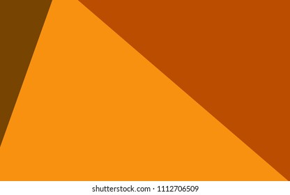 Dark Orange vector abstract polygonal template. Creative geometric illustration in Origami style with gradient. Completely new template for your banner.