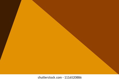 Dark Orange vector abstract polygonal background. Modern abstract illustration with triangles. Template for cell phone's backgrounds.