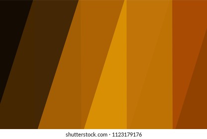 Dark Orange vector abstract polygonal pattern. Glitter abstract illustration with an elegant design. The template for cell phone's backgrounds.