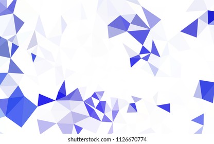 Dark Orange vector abstract polygonal pattern. Colorful illustration in abstract style with triangles. New template for your brand book.