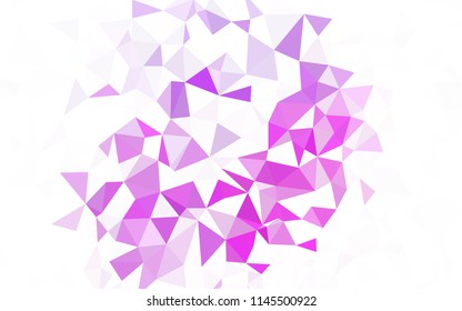 Dark Orange vector abstract polygonal template. Modern abstract illustration with triangles. Brand new design for your business.