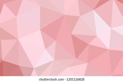 Dark Orange vector abstract polygonal template. Colorful illustration in abstract style with triangles. Polygonal design for your web site.