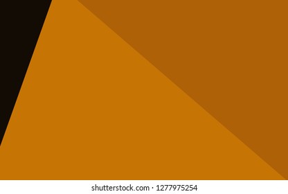 Dark Orange vector abstract polygonal template. A sample with polygonal shapes. Best triangular design for your business.