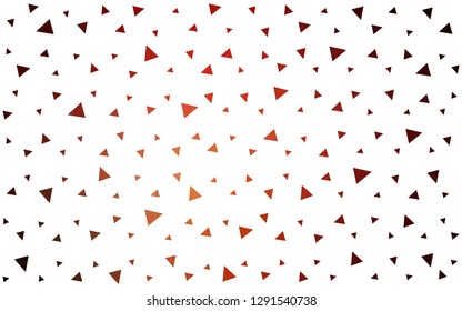 Dark Orange vector  abstract polygonal pattern. Colorful abstract illustration with triangles. Template for cell phone's backgrounds.