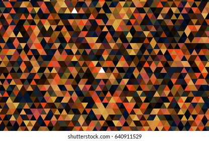 Dark Orange vector abstract polygonal pattern. Brand-new colored illustration in blurry style with gradient. The polygonal design can be used for your web site.