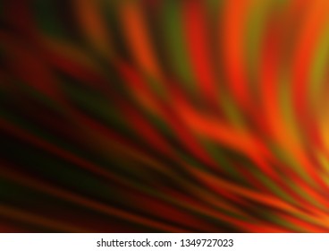 Dark Orange vector abstract template. Creative illustration in halftone style with gradient. The best blurred design for your business.
