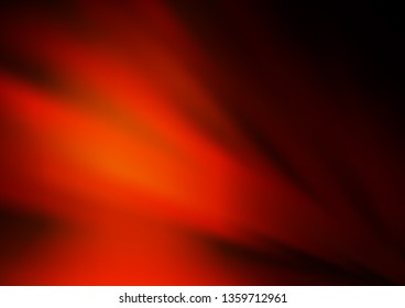 Dark Orange vector abstract template. Glitter abstract illustration with an elegant design. The background for your creative designs.