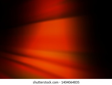 Dark Orange vector abstract template. Glitter abstract illustration with an elegant design. The best blurred design for your business.