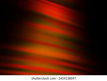 Dark Orange vector abstract template. Glitter abstract illustration with an elegant design. A completely new template for your design.