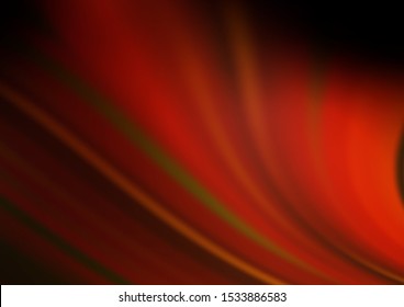 Dark Orange vector abstract template. Creative illustration in halftone style with gradient. The background for your creative designs.