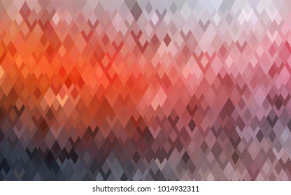 Dark Orange vector abstract textured polygonal background. Blurry rectangular design. The pattern with repeating rectangles can be used for background.