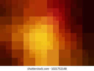Dark Orange vector abstract textured polygonal background. Blurry rectangle design. Pattern can be used for background.