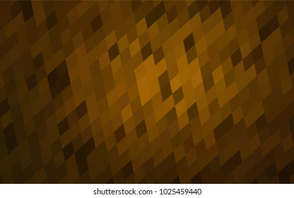 Dark Orange vector abstract textured polygonal background. Blurry rectangular design. The pattern with repeating rectangles can be used for background.