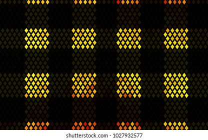 Dark Orange vector abstract textured polygonal background. Blurry rectangular design. The pattern with repeating rectangles can be used for background.