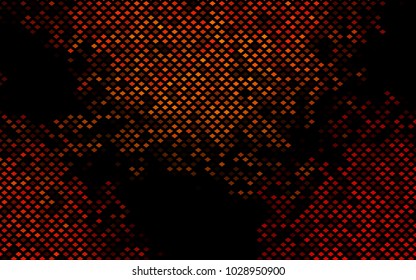 Dark Orange vector abstract textured polygonal background. Blurry rectangular design. The pattern with repeating rectangles can be used for background.